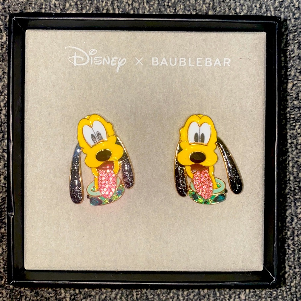 Disney Baublebar Pluto statement studs! ✨